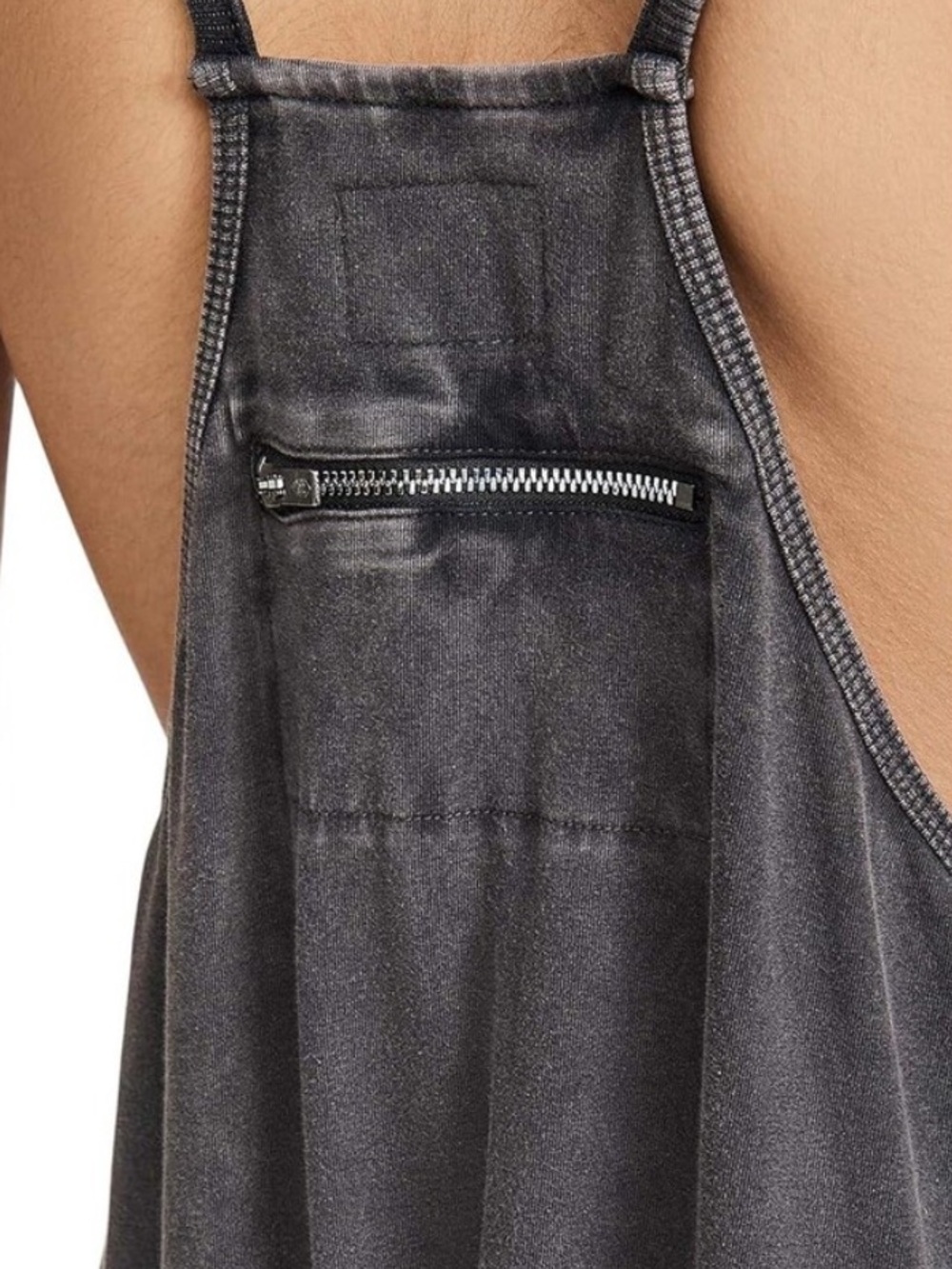 Free People Hot Shot Onesie Charcoal Heather Size Medium - Picture 9 of 10